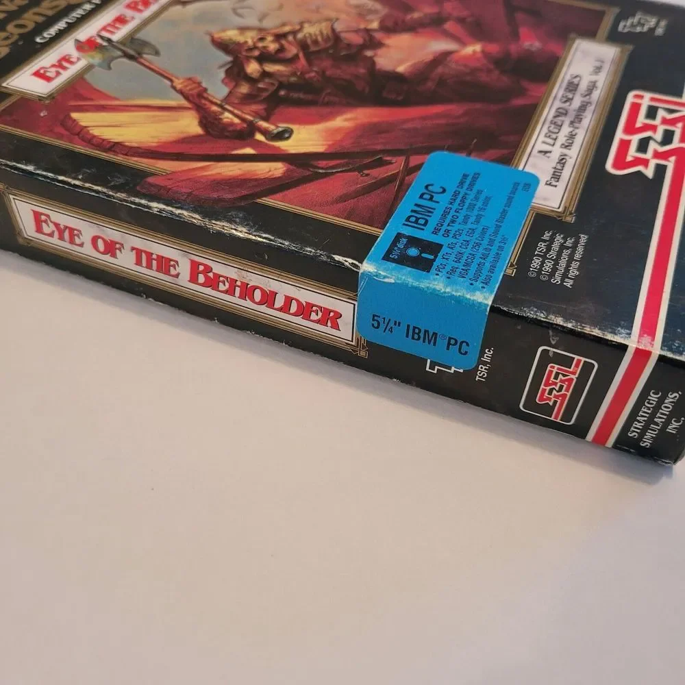 Advanced Dungeons & Dragons Eye Of The Beholder 1990 5 1/4
